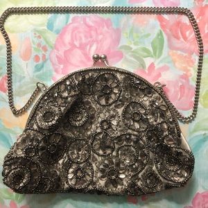 NWT Beaded Clutch Purse
